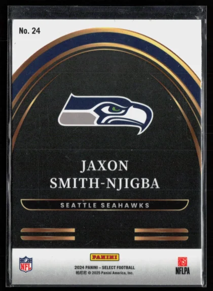2024 2024 Panini Select Jaxon Smith-Njigba Football card — Back thumbnail