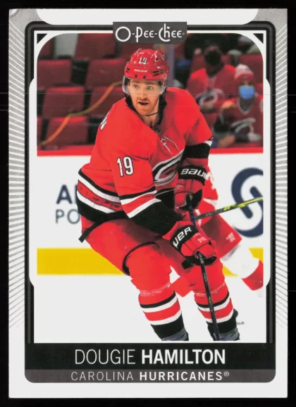 2021 2021-22 O-Pee-Chee Dougie Hamilton Hockey card — Front