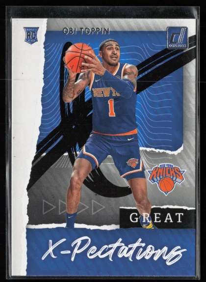 2020 2020-21 Donruss Obi Toppin Basketball card — Front