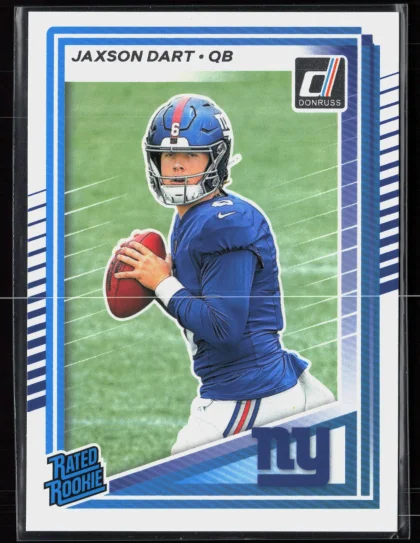 2025 2025 Donruss Optic Jaxson Dart Football card — Front