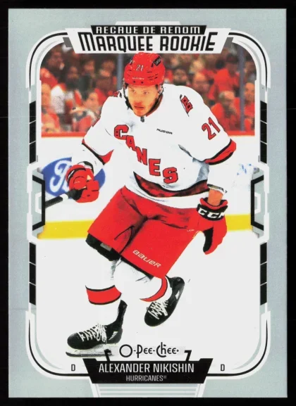 2025 2025-26 O-Pee-Chee Alexander Nikishin Hockey card — Front