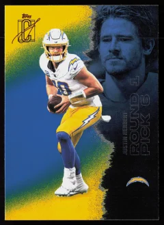 2025 2025 Topps Signature Class Justin Herbert Football card front — Card Source Canada