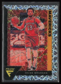 2020 2020-21 Panini Flux Jalen Brunson Basketball card front — Card Source Canada