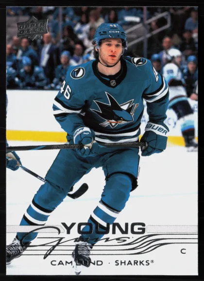 2025 2025-26 Upper Deck Cam Lund Hockey card — Front
