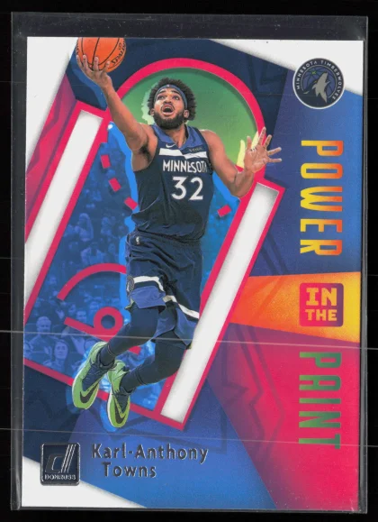 2020 2020-21 Donruss Karl-Anthony Towns Basketball card — Front