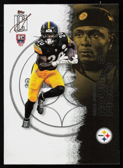2025 2025 Topps Signature Class Kaleb Johnson Football card — Front