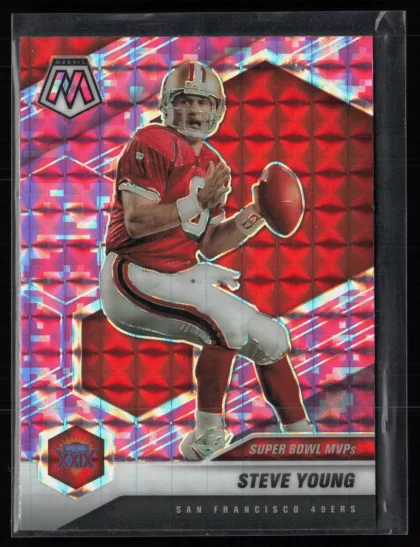 2021 2021 Panini Mosaic Steve Young Football card — Front
