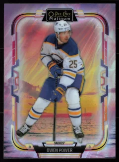 2025 2025-26 O-Pee-Chee Platinum Owen Power Hockey card front — Card Source Canada