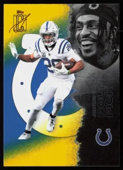 2025 2025 Topps Signature Class Jonathan Taylor Football card front — Card Source Canada
