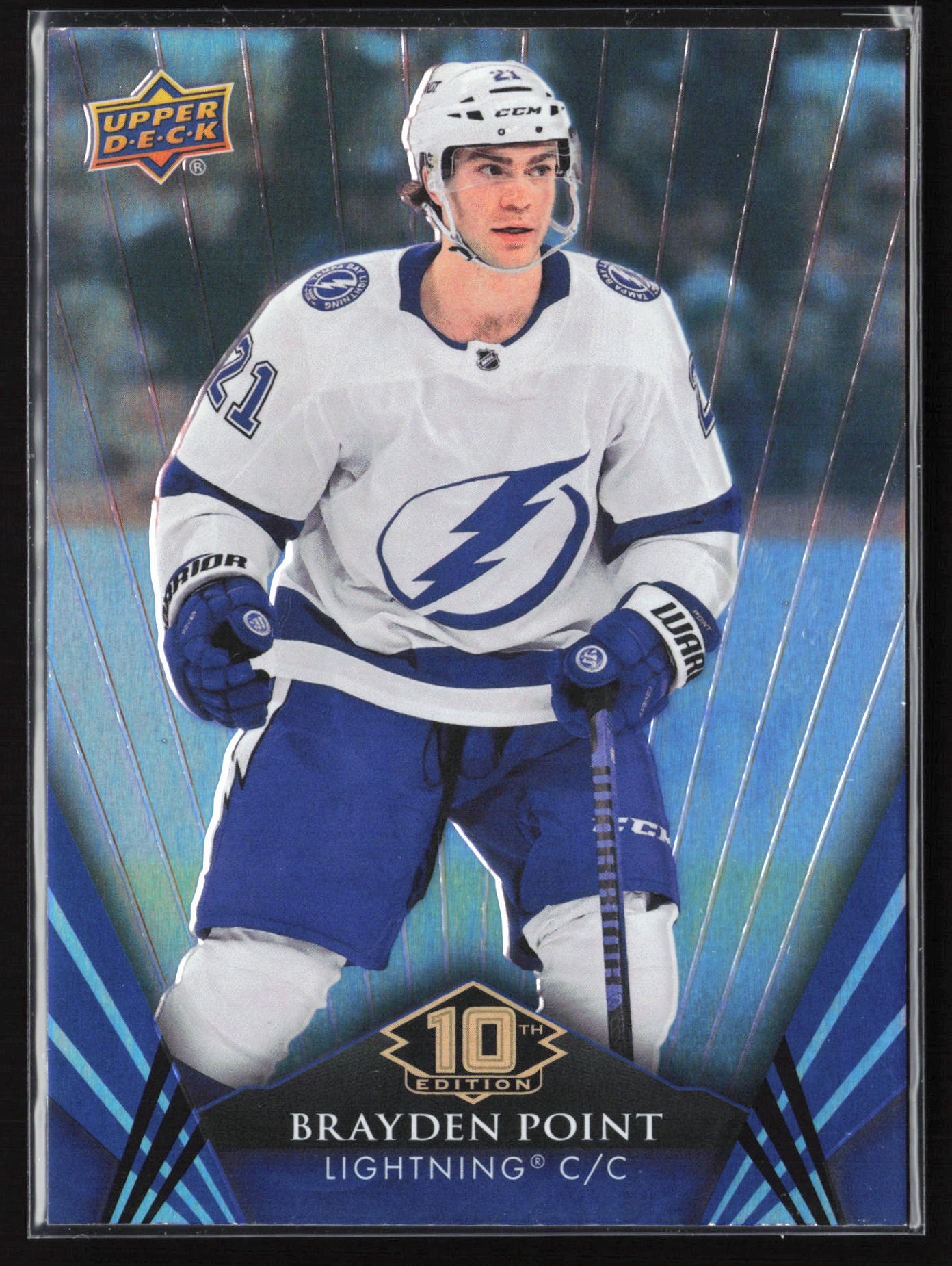 2024 2024-25 Upper Deck Tim Hortons Brayden Point Hockey card front — Card Source Canada