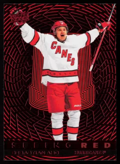 2023 2023-24 Upper Deck Sebastian Aho Hockey card front — Card Source Canada