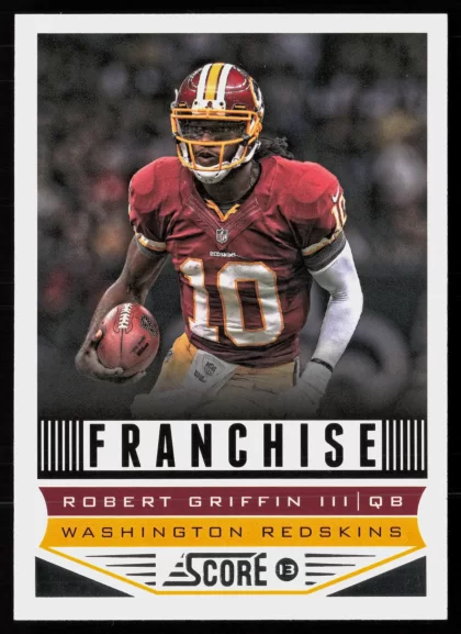 2013 2013 Score Robert Griffin III Football card — Front