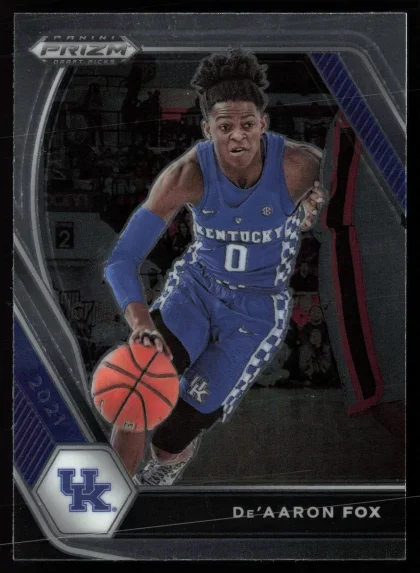 2021 2021 Panini Prizm Draft Picks De'Aaron Fox Basketball card — Front