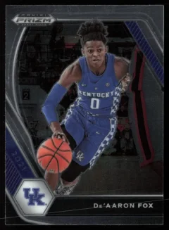2021 2021 Panini Prizm Draft Picks De'Aaron Fox Basketball card front — Card Source Canada