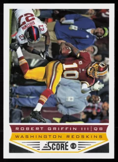 2013 2013 Score Robert Griffin III Football card front — Card Source Canada