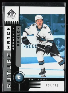 2021 2021-22 SP Authentic Jonathan Dahlen Hockey card front — Card Source Canada