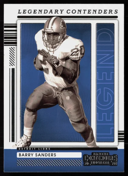 2021 2021 Panini Contenders Barry Sanders Football card — Front