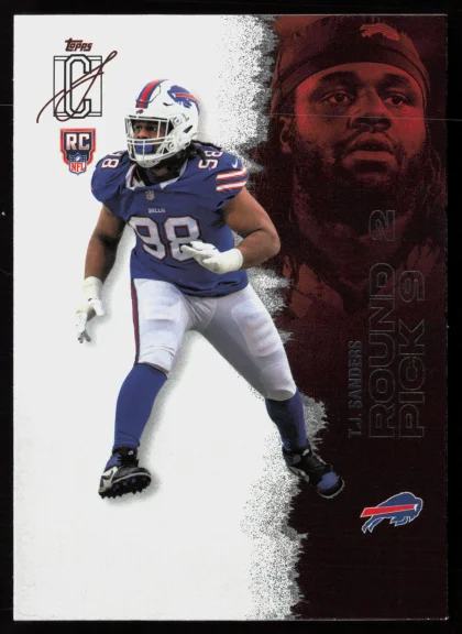 2025 2025 Topps Signature Class T.J. Sanders Football card — Front