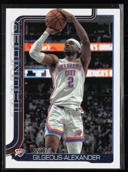 2025 2025-26 Topps Shai Gilgeous-Alexander Basketball card — Front