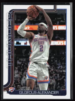 2025 2025-26 Topps Shai Gilgeous-Alexander Basketball card front — Card Source Canada