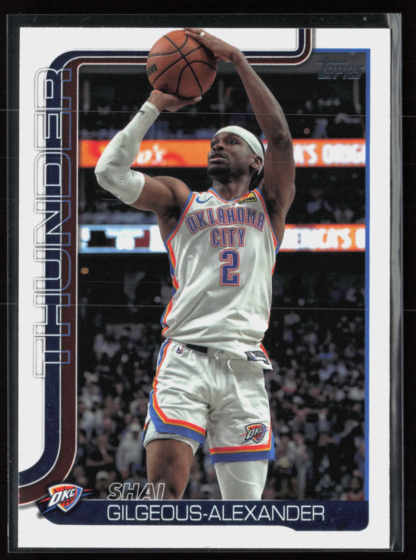 2025 2025-26 Topps Shai Gilgeous-Alexander Basketball card front — Card Source Canada