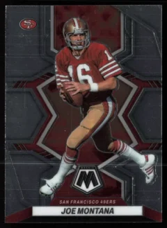 2022 2022 Panini Mosaic Joe Montana Football card front — Card Source Canada