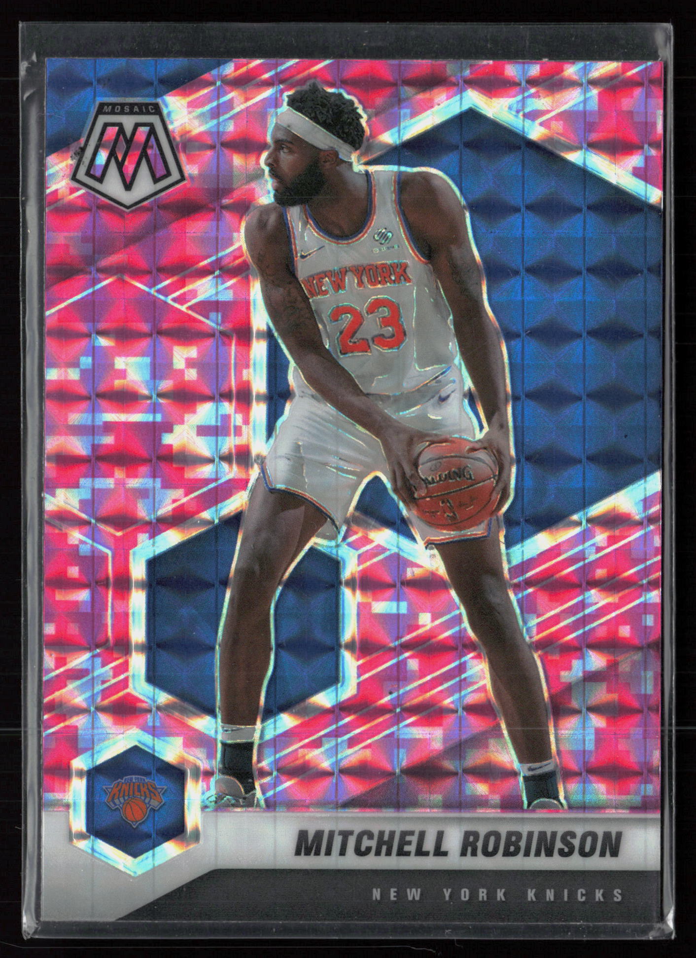 2020 2020-21 Panini Mosaic Mitchell Robinson Basketball card front — Card Source Canada