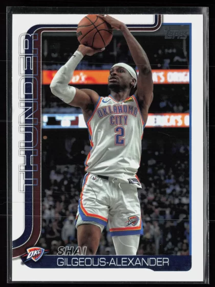 2025 2025-26 Topps Shai Gilgeous-Alexander Basketball card — Front