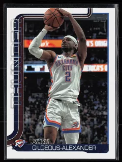2025 2025-26 Topps Shai Gilgeous-Alexander Basketball card front — Card Source Canada