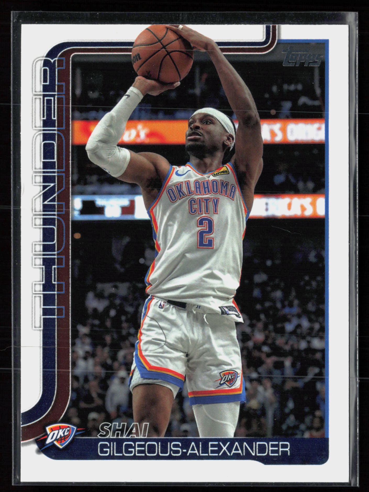 2025 2025-26 Topps Shai Gilgeous-Alexander Basketball card front — Card Source Canada