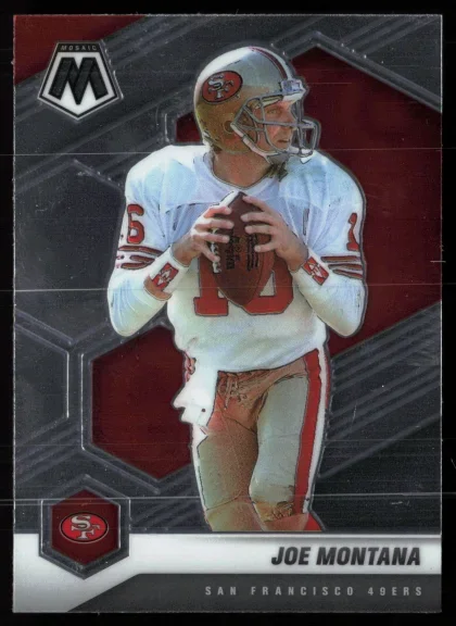 2021 2021 Panini Mosaic Joe Montana Football card — Front