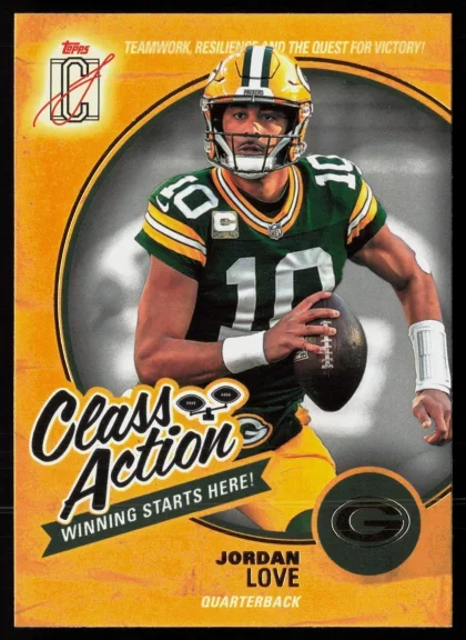 2025 2025 Topps Signature Class Jordan Love Football card — Front