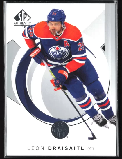 2024 2024-25 SP Authentic Leon Draisaitl Hockey card — Front