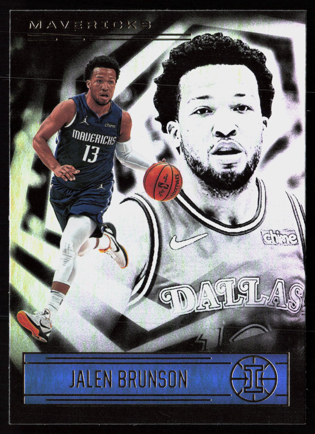 2020 2020-21 Panini Illusions Jalen Brunson Basketball card front — Card Source Canada