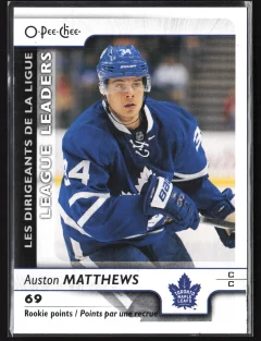 2017 2017-18 O-Pee-Chee Auston Matthews Hockey card front — Card Source Canada