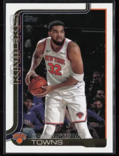 2025 2025-26 Topps Karl-Anthony Towns Basketball card front — Card Source Canada