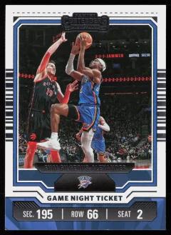 2023 2023-24 Panini Contenders Shai Gilgeous-Alexander Basketball card front — Card Source Canada