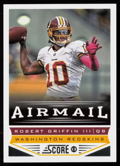 2013 2013 Score Robert Griffin III Football card — Front