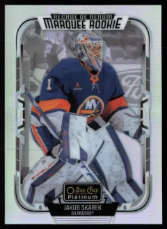 2025 2025-26 O-Pee-Chee Platinum Jakub Skarek Hockey card front — Card Source Canada