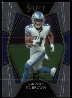 2021 2021 Panini Select Amon-Ra St. Brown Football card front — Card Source Canada