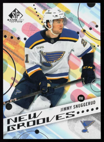 2025 2025-26 SP Game Used Jimmy Snuggerud Hockey card — Front