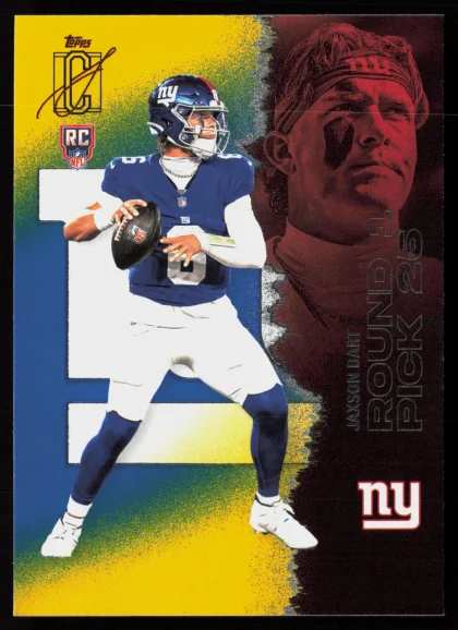 2025 2025 Topps Signature Class Jaxson Dart Football card — Front