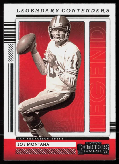 2021 2021 Panini Contenders Joe Montana Football card — Front
