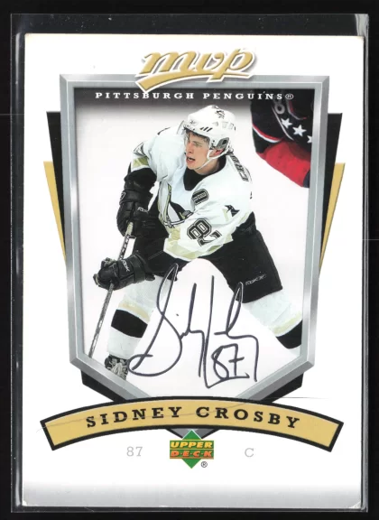 2006 2006-07 Upper Deck MVP Sidney Crosby Hockey card — Front