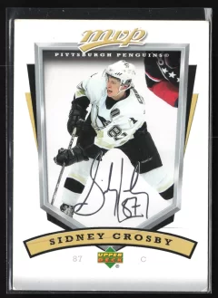2006 2006-07 Upper Deck MVP Sidney Crosby Hockey card front — Card Source Canada