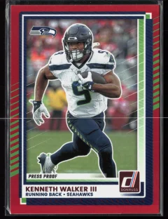 2025 2025 Donruss Kenneth Walker III Football card front — Card Source Canada