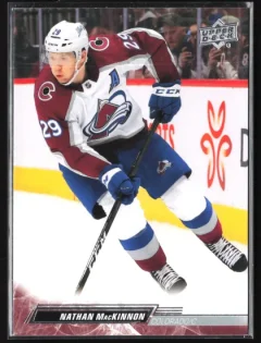 2022 2022-23 Upper Deck Nathan MacKinnon Hockey card front — Card Source Canada