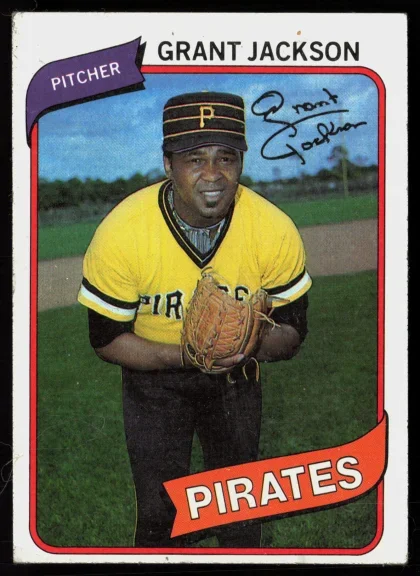 1980 1980 Topps Grant Jackson Baseball card — Front