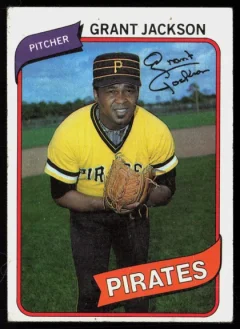 1980 1980 Topps Grant Jackson Baseball card front — Card Source Canada