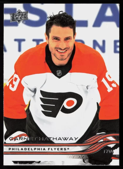 2025 2025-26 Upper Deck Garnet Hathaway Hockey card — Front